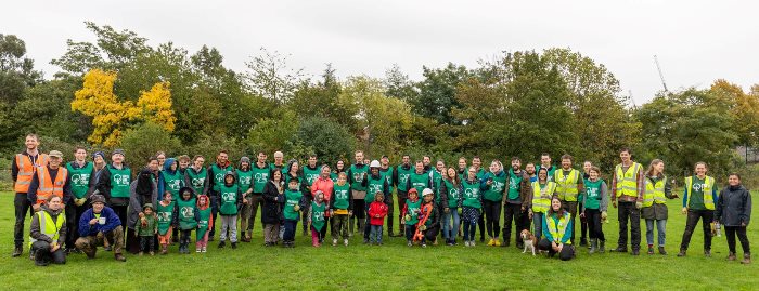 A group of tree planters